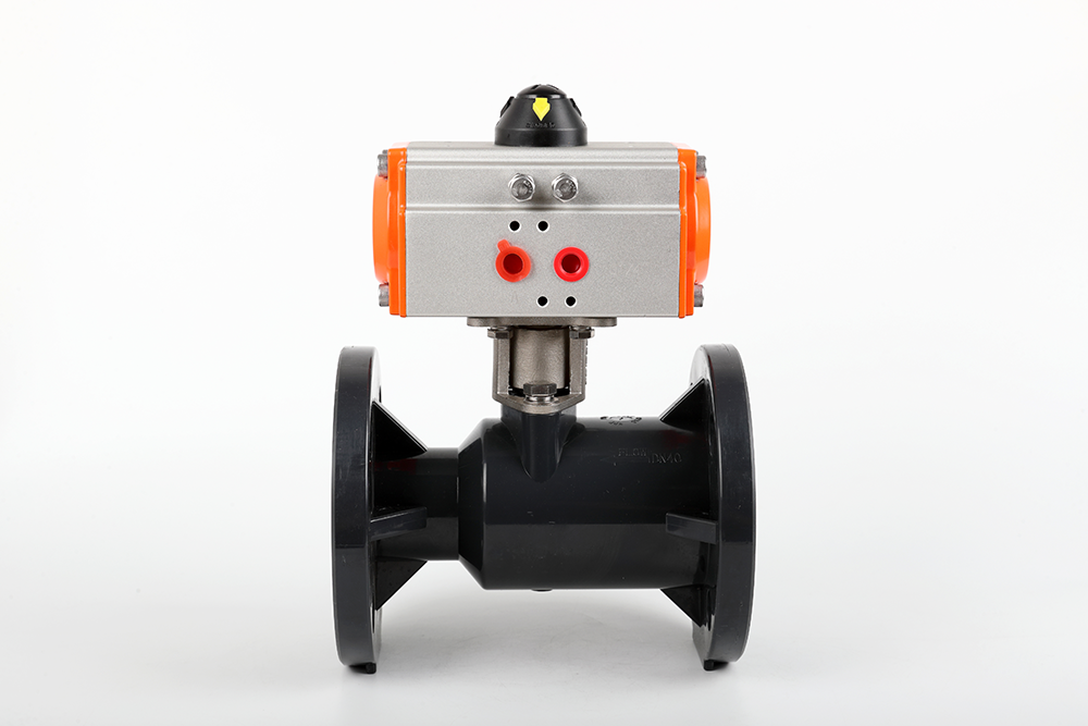 延吉气动法兰一体球阀